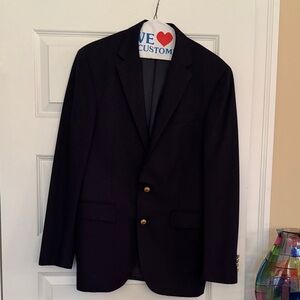 Polo by Ralph Lauren Black Blazer with Gold Buttons